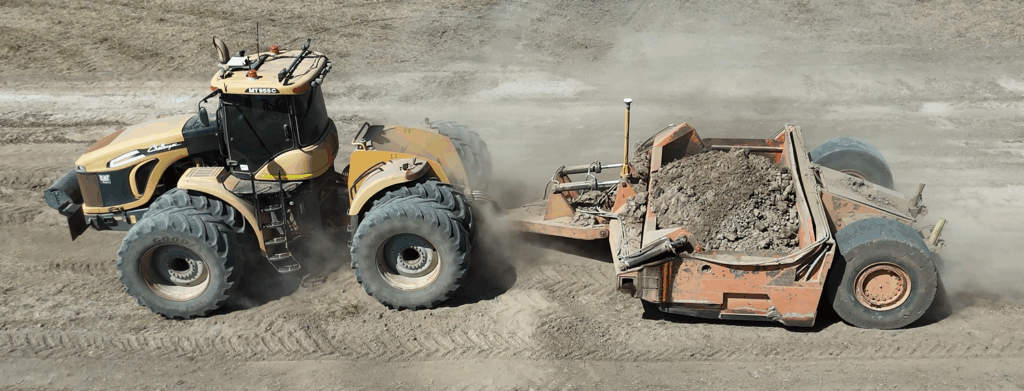 towed scrapers